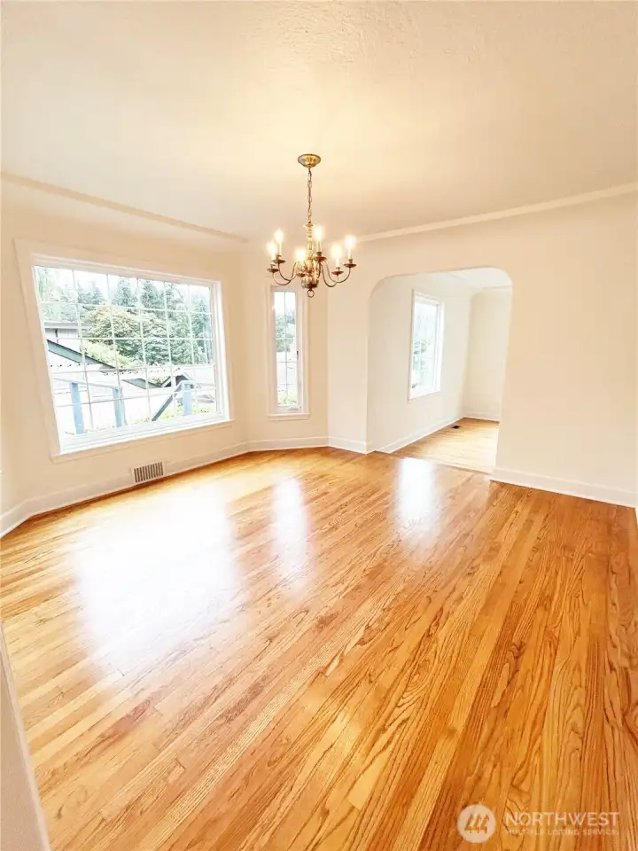Formal dining room for entertaining