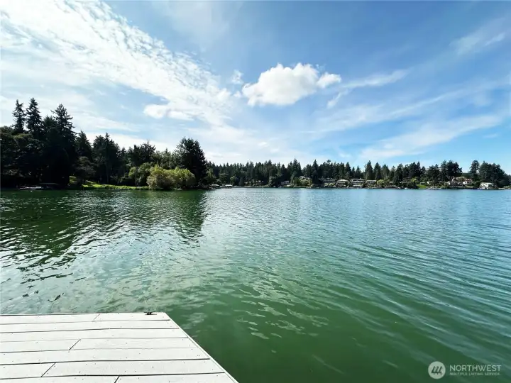 Jump right in, very easy access to Lake Steilacoom