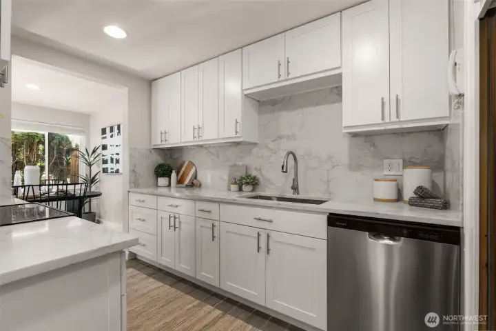 Fully renovated kitchen