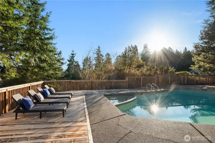 The parties at your house with this fantastic outdoor playground and huge entertaining areas.