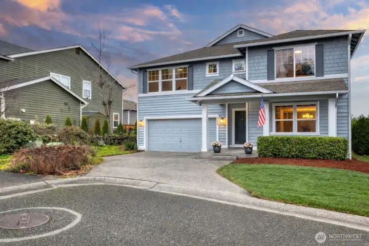 On a quiet cul de sac