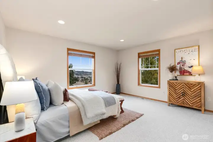 Bedroom 2 of 4 on upper level (plus bonus room / bedroom makes 5 bedroom total on upper level + lower level bedroom 6)!