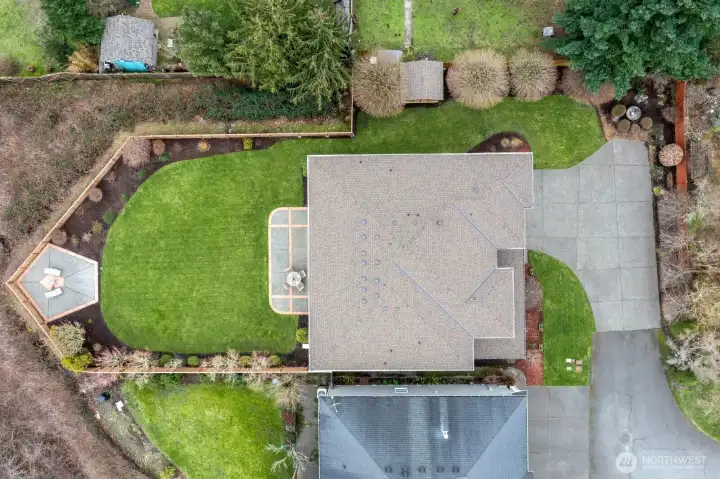 This property has been well maintained and offers great garden beds + a storage shed with power. Brand new roof!