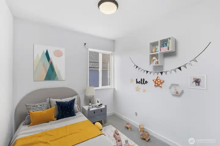 Main House: Upstairs Bedroom/Office #2.