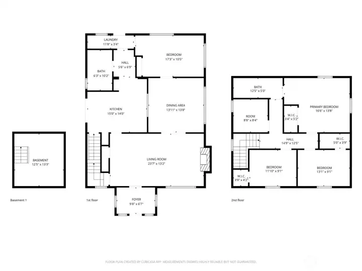 Floor Plan of Main House.