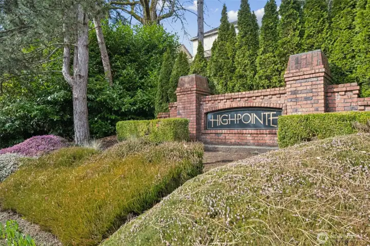 Highpointe - a neighborhood of 100 Estate Sized homes with incredible landscaping throughout.