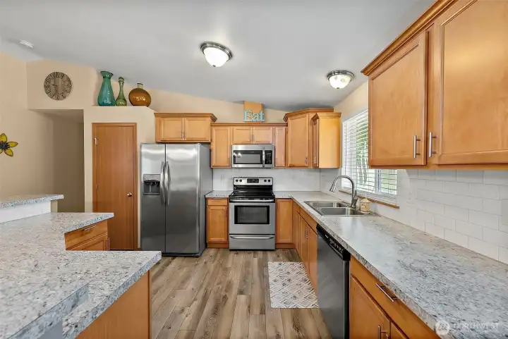 Large kitchen for entertaining