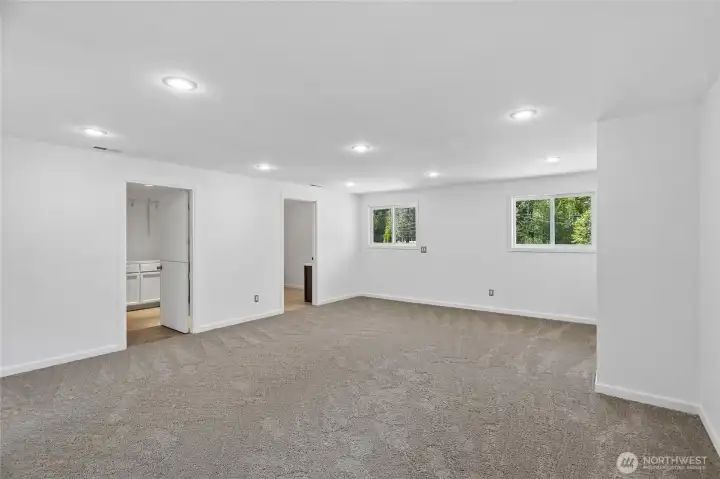 Comfortable second living area, great for movie nights or casual living.