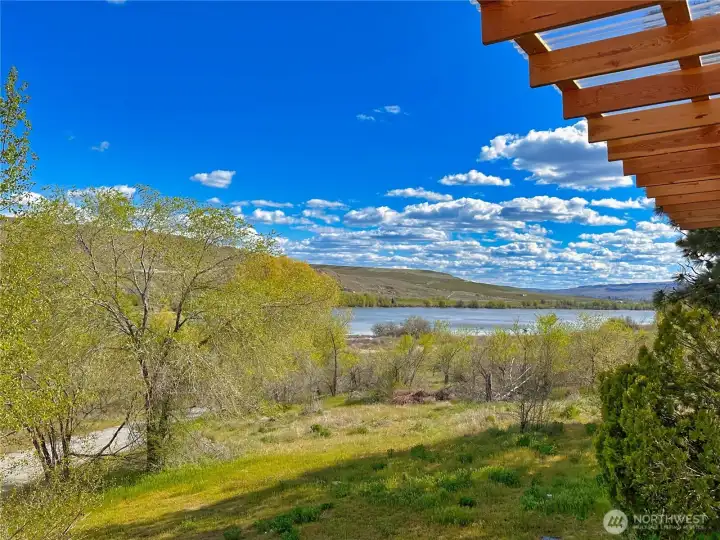 Deck view of Okanogan River