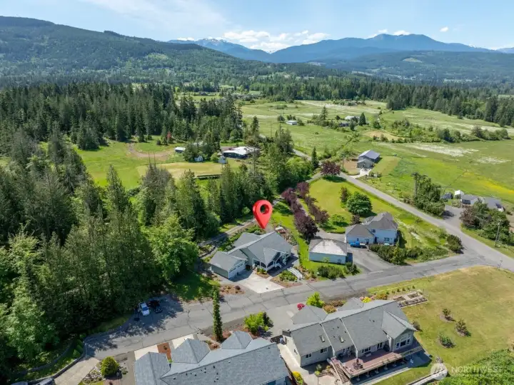 Happy View Lane includes just five homes in a wonderfully pastoral setting, just minutes from recreation, shopping and services available in Sequim and the larger Olympic Peninsula area.