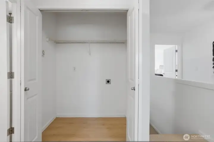 Upstairs Washer/Dryer Hook up in Closet