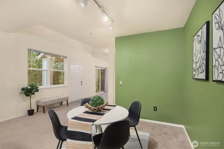 Dining room and entry Dining room and entry