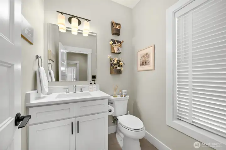 1/2 bath downstiars 1/2 bath downstiars