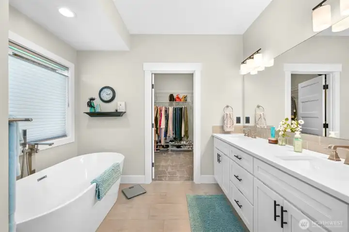 Primary bathroom Primary bathroom