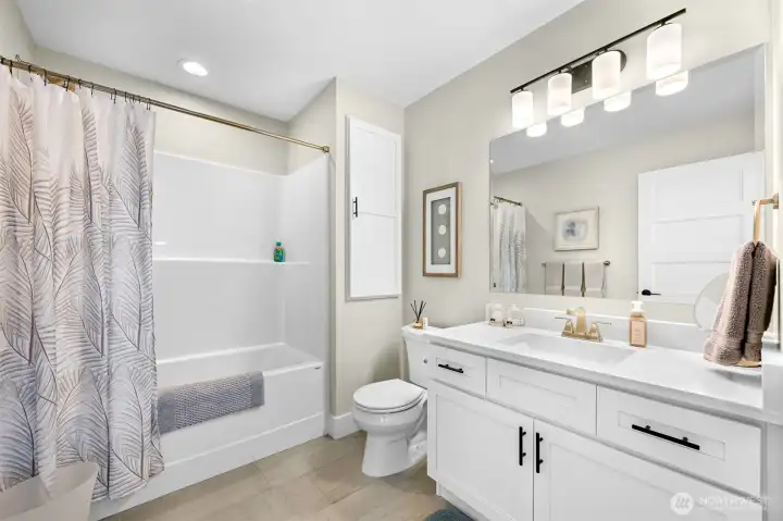 Upstairs full bath Upstairs full bath