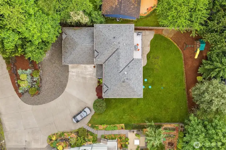 Bird's eye view of the property. Bird's eye view of the property.