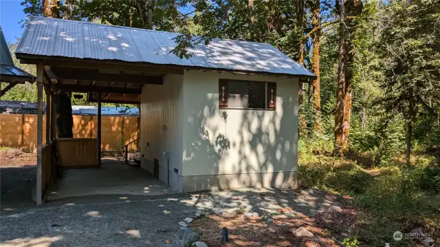 Carport and bunkhouse