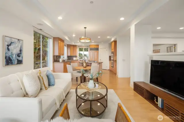 One-level living with NO shared walls for ultimate privacy.