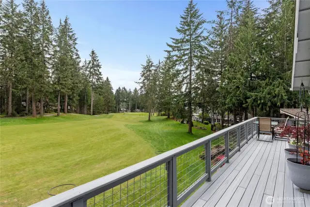 You'll love hanging out and entertaining on the expansive deck. What a great place for a BBQ!