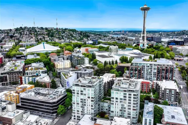 Close to the Space Needle as well as everything else!