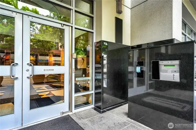 Secured building entry