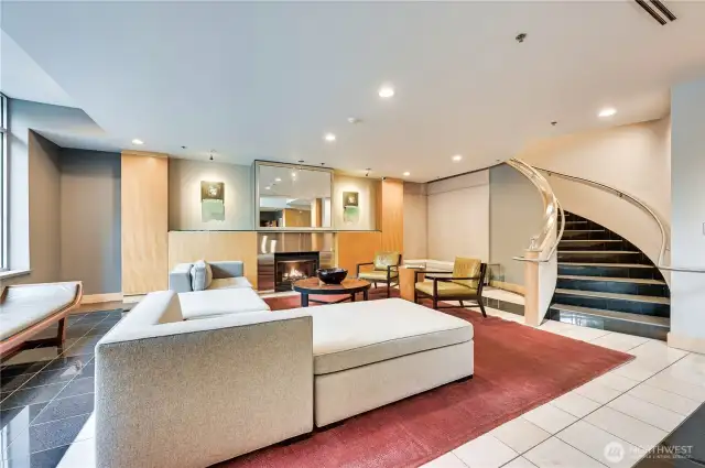 Lobby sitting area