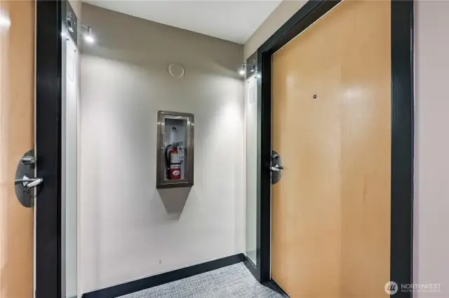 Entry to condo