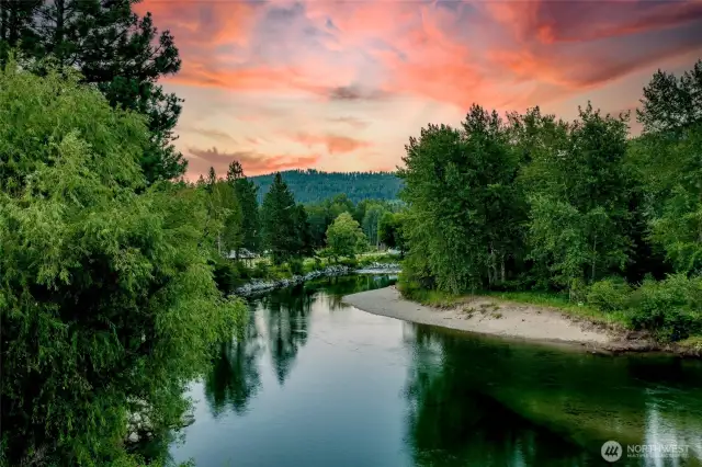 Icicle River Lowbank Waterfront