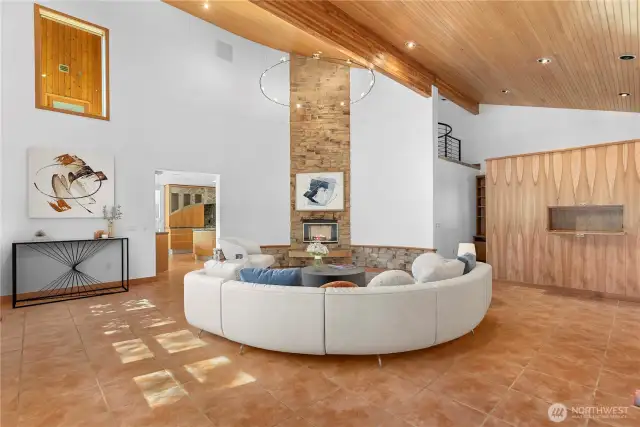 Office space off Formal living room