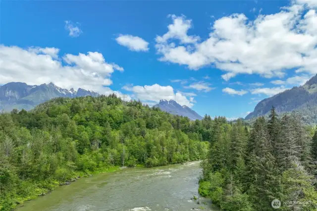 Near the confluence of the N & S Forks of the Skykomish ~ superb fly fishing!