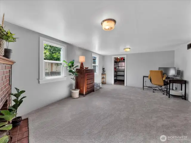 Lower level bedroom