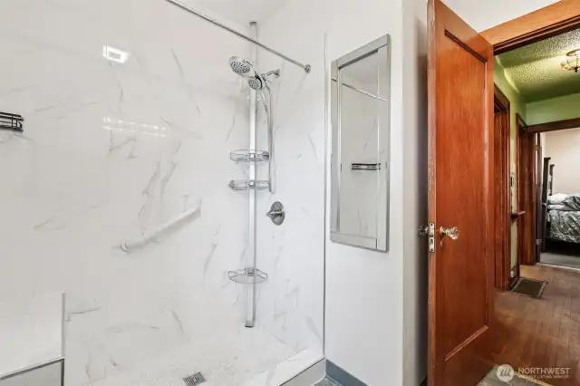 MAIN floor 3/4 Bathroom updated shower
