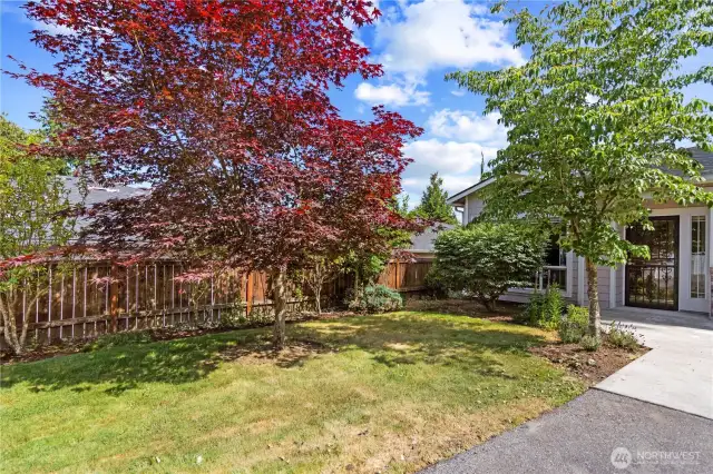 Beautiful landscaping all around the home is maintained by the HOA. Enjoy a stress-free yard.
