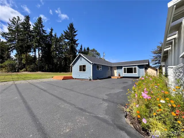 The additional lot brings the total size to .31 acres.