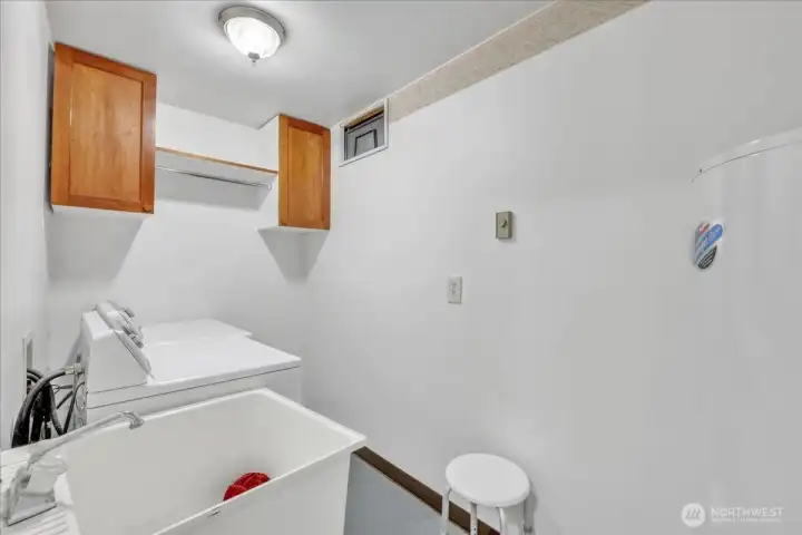 Laundry room downstairs.