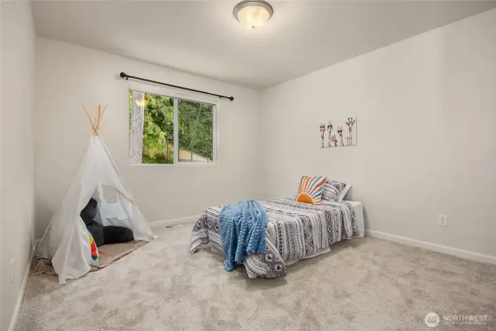 Plenty of room for sleep and play. Each room has room darkening blinds for those bright summer nights.