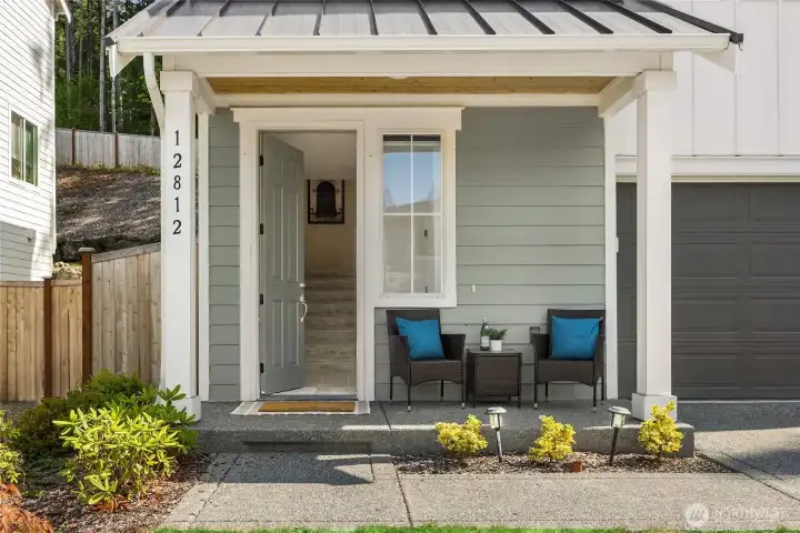 Relax on the front porch on the cool summer evenings.