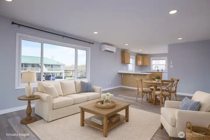 Upstairs Living Area- Virtually Staged