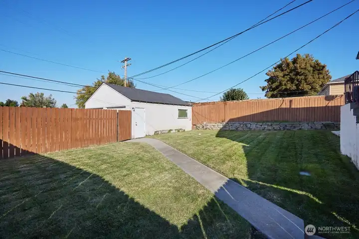 Backyard Facing Southwest