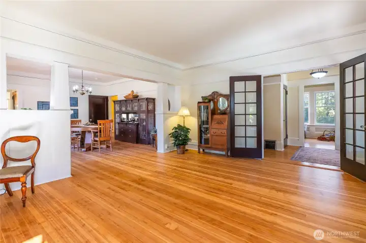 You’ll find beautiful wood trim and detailed millwork throughout the home, a warm reminder of the craftsmanship and charm of classic character homes—a true art that's rare to find today.