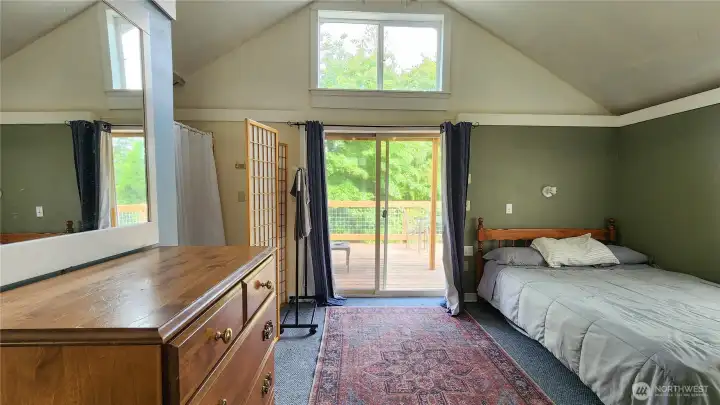 Cottage ADU bed and bath area