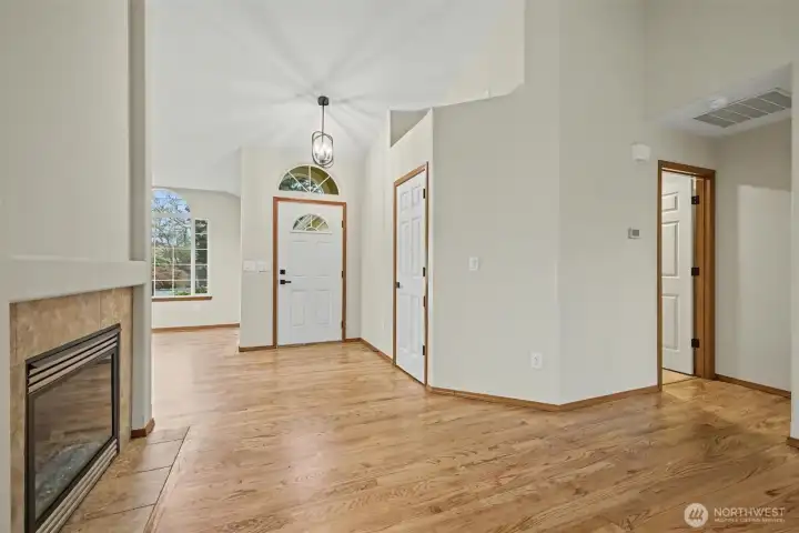 Welcoming Entry and Handy Coat Closet
