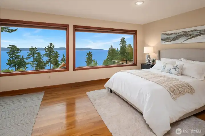 Another glorious view from the main suite.