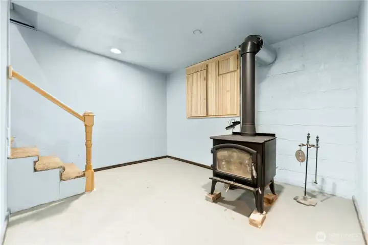 Wood Stove - Basement