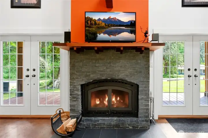 Grand fireplace