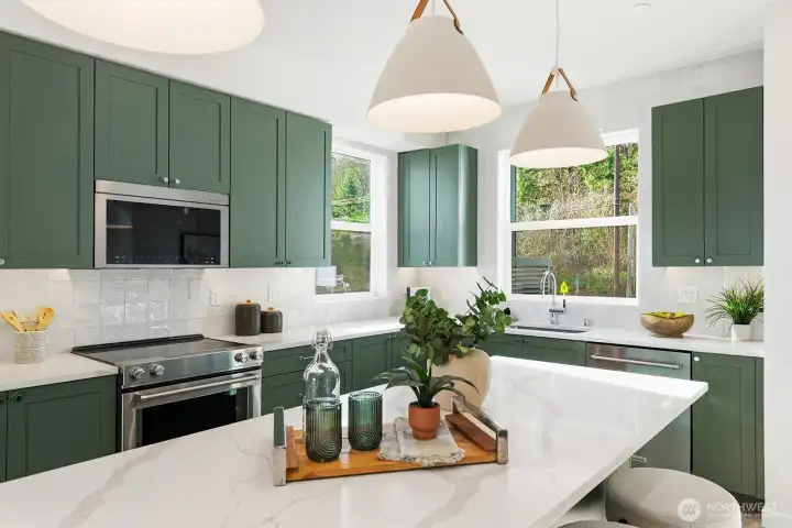 Actual interior color package. Pictures of model home.