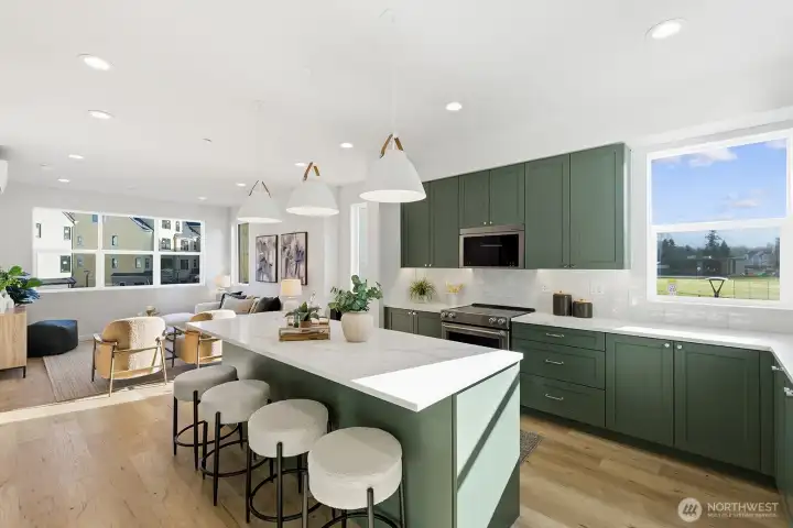 Actual interior color package. Pictures of model home.