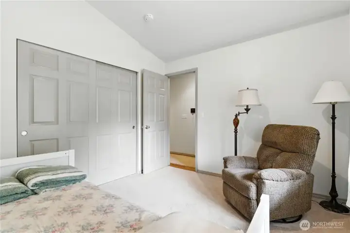 3rd bedroom physically staged