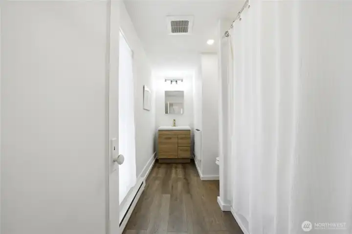 Full bath on main floor