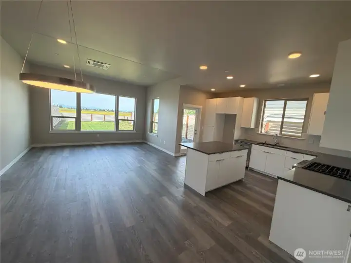 Subject property. Welcome to your spacious and open living/kitchen
